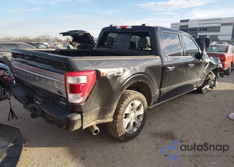 2022 Ford F-150 Platinum z USA, uszkodzony, nr VIN 1FTFW1E87NFA66661